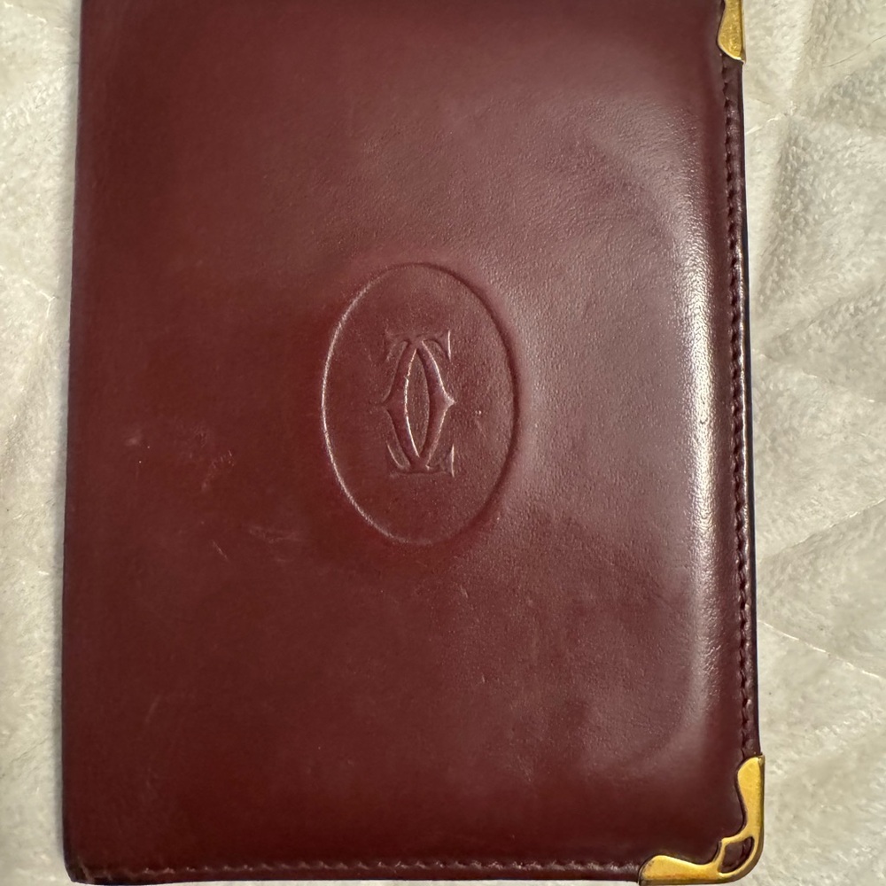 313150BQ (L1) Must De Cartier Wallet Bordeaux Leather